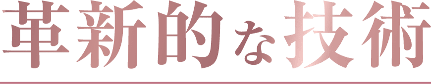 革新的な技術
